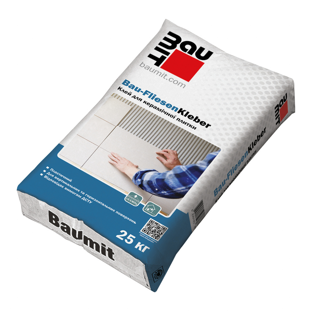 Клей для плитки Baumit Bau-FliesenKleber 25 кг